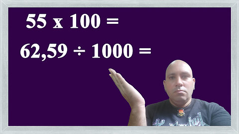 Multiplicação e divisão por 10, 100, 1000, ...