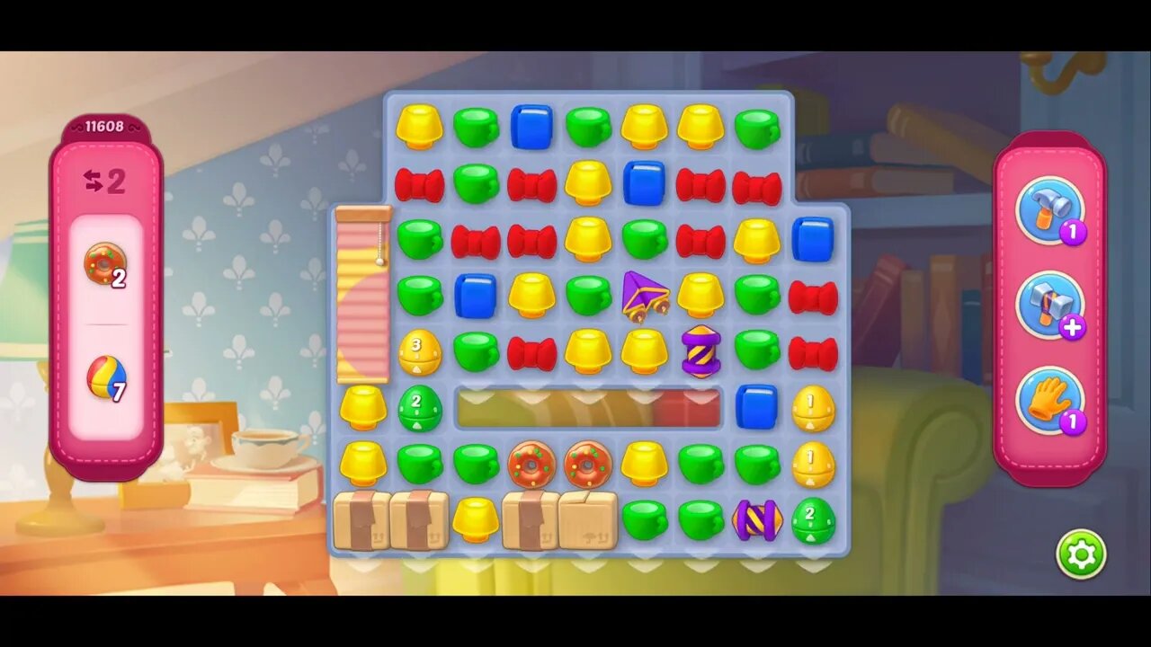 Playrix Homescapes Gameplay Walkthrough Level 11608