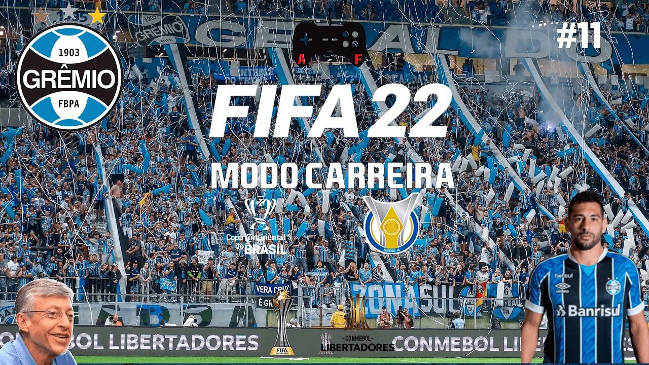 FIFA 22 Modo carreira com o Grêmio! Sem final da copa do brasil! Chegamos! #11 #grêmio