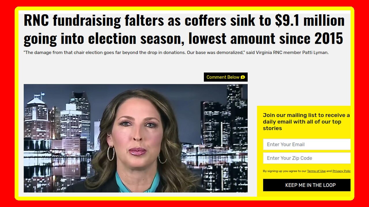 Did Ronna McDaniel Only Raise $9 Million for 2024 Elections Ep. 11/28/23