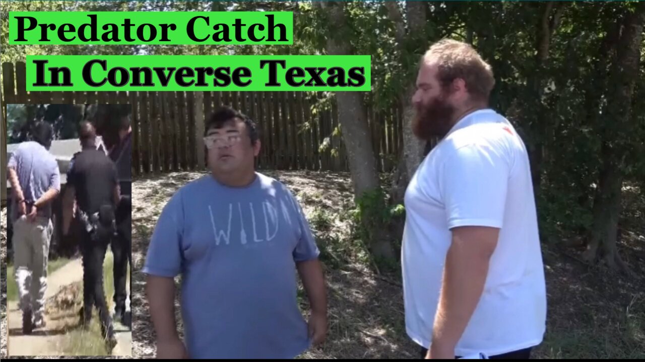 Predator Catch In (Converse Texas). This guy was a middle school teacher. Caught for the 2nd time.