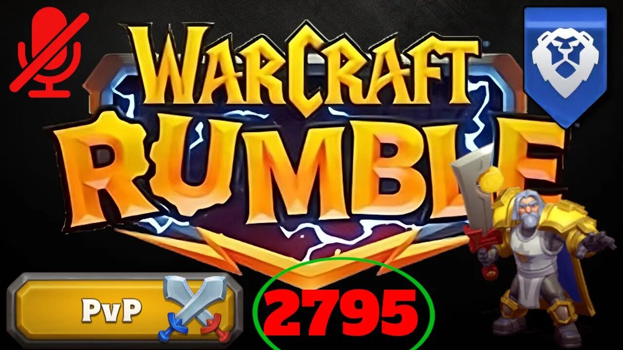 WarCraft Rumble - Tirion Fordring - PVP 2795