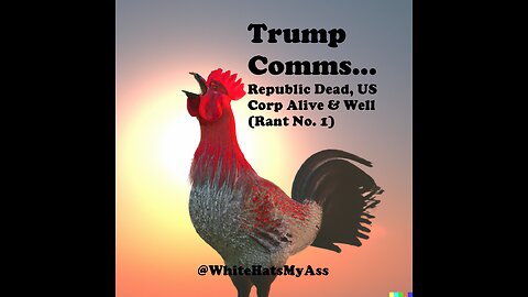 Trump Comms...Republic Dead, US Corp Alive & Well (Rant No. 1)
