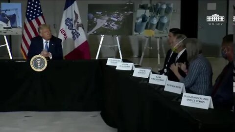President Trump Participates in an Iowa Disaster Recovery Briefing