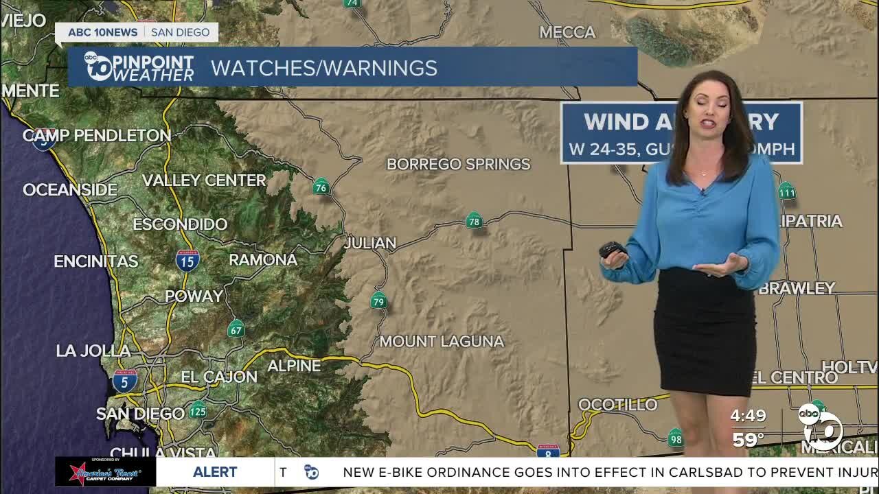 ABC 10News Pinpoint Weather with Meteorologist Megan Parry