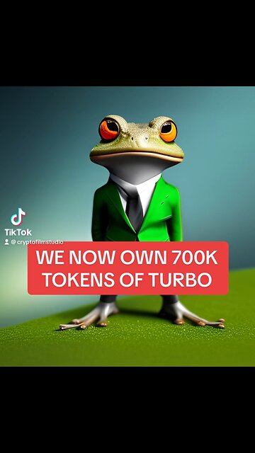 WE NOW OWN 700K TOKENS OF TURBO