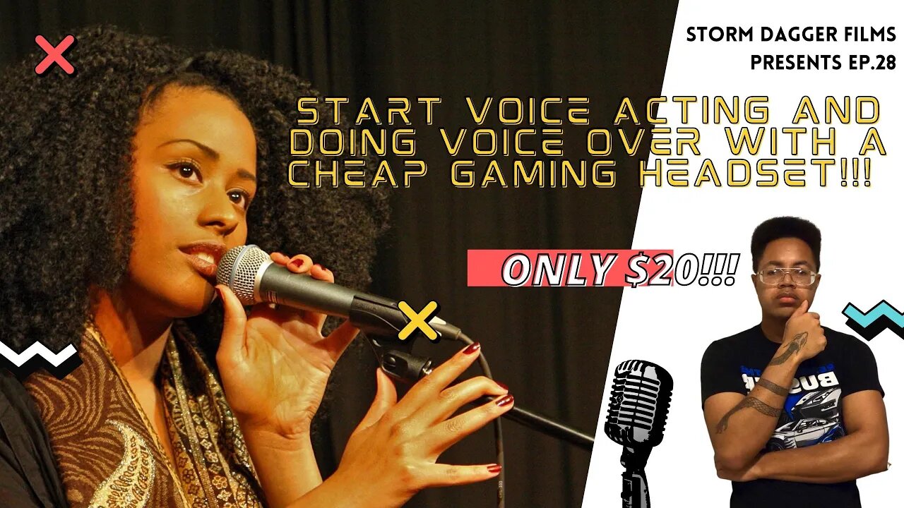 HOW To Get Into Voice Acting/Voice Over With JUST A CHEAP Gaming Headset!!!