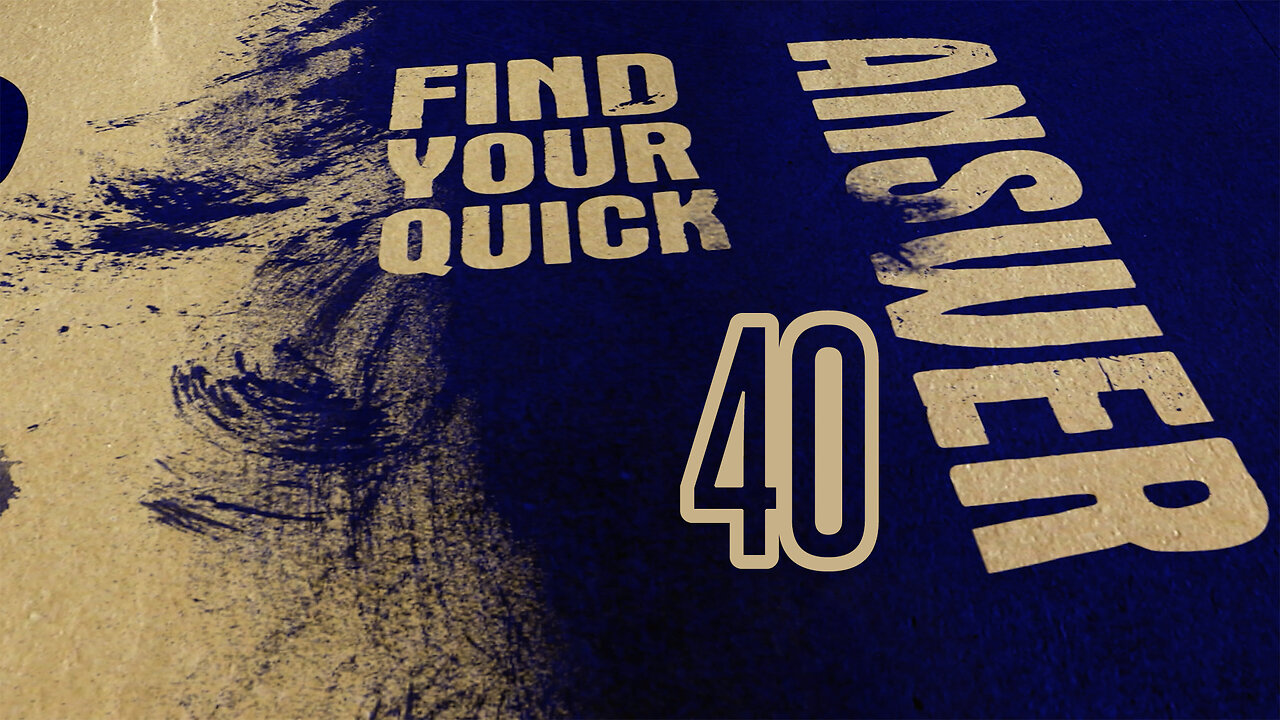Frequently Asked Questions (FAQ) 40. Are We "Once Saved, Always Saved"?