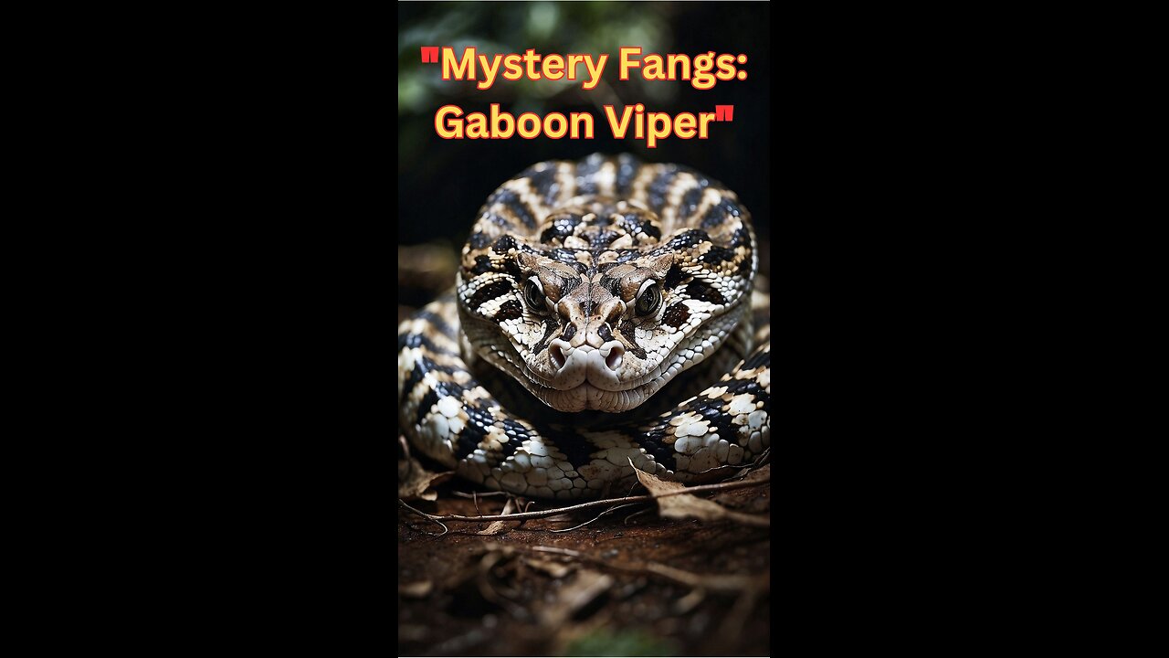 Deadly Secrets of the Gaboon Viper