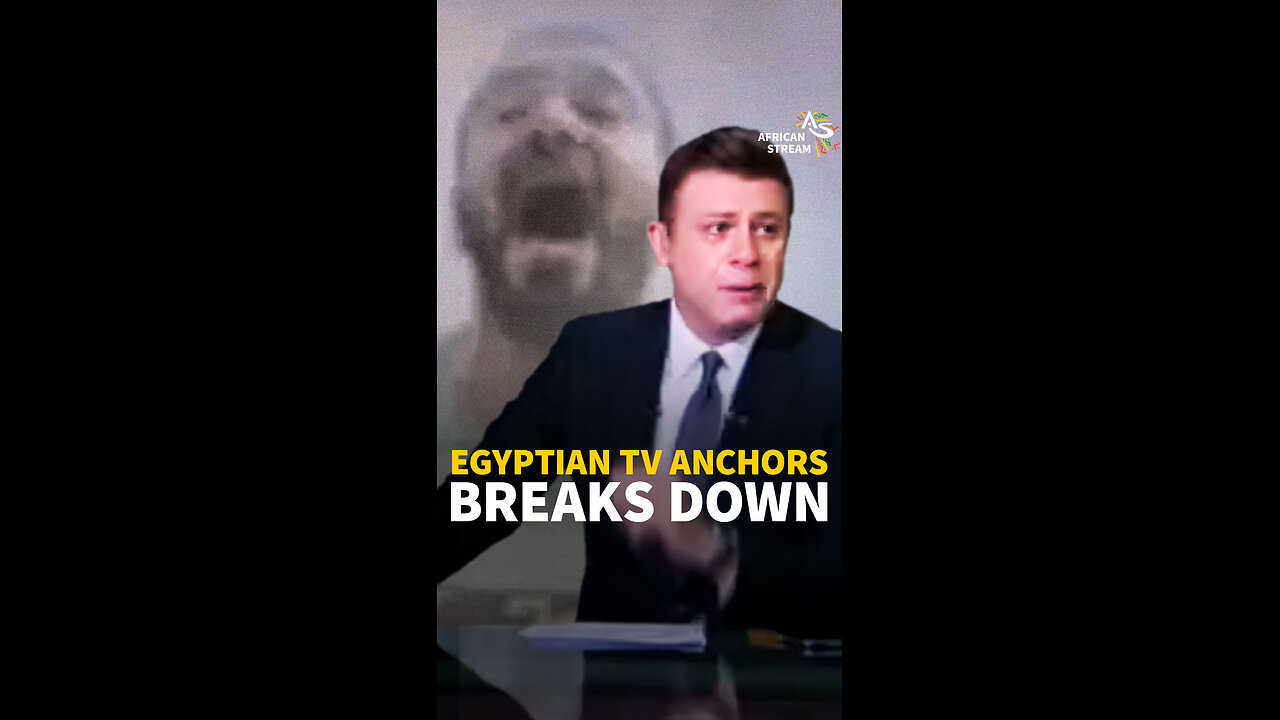 Egyptian TV Anchors Breaks Down