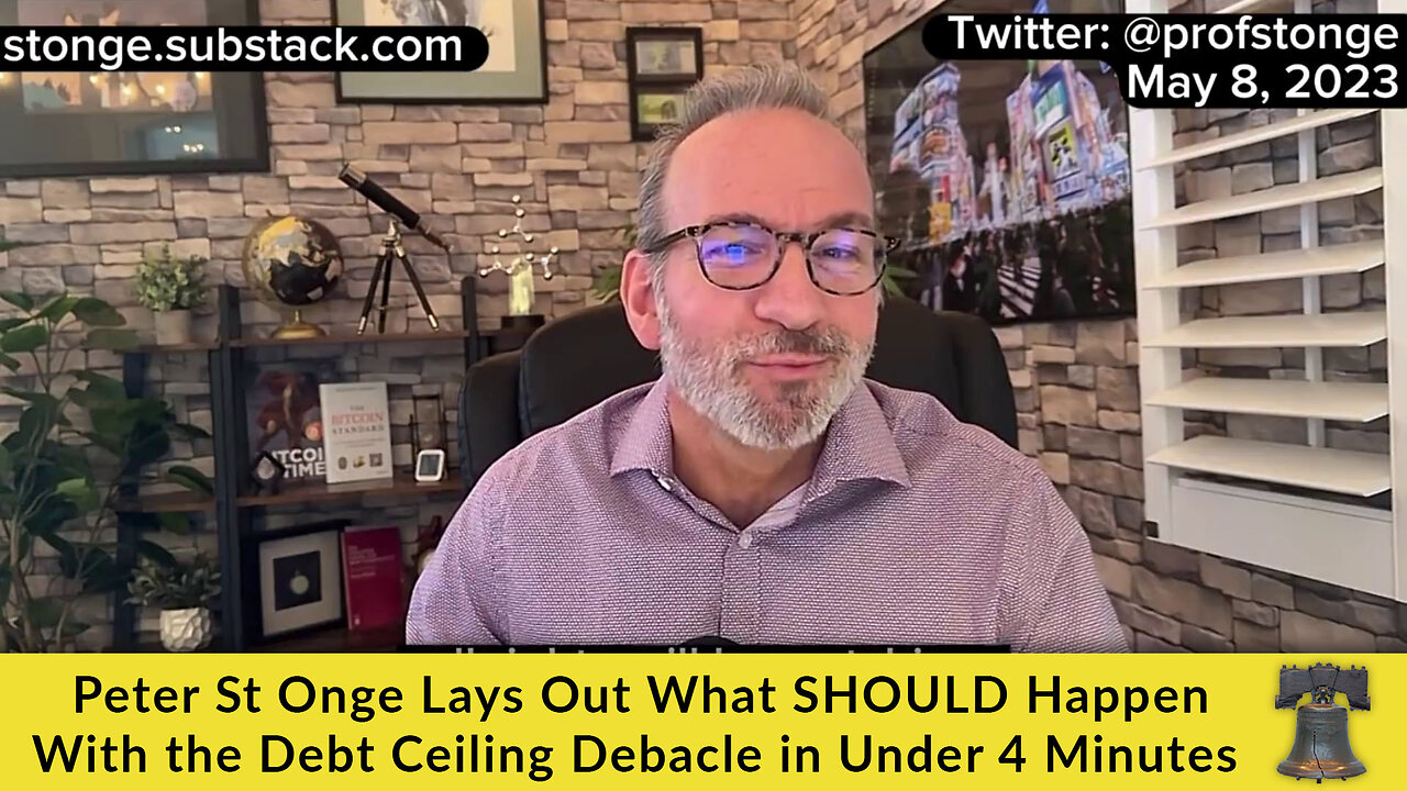 Peter St Onge Lays Out What SHOULD Happen With the Debt Ceiling Debacle in Under 4 Minutes