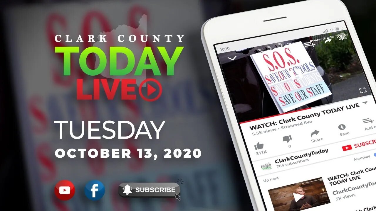 WATCH: Clark County TODAY LIVE • Tuesday, October 13, 2020