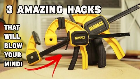 If you use trigger clamps, you ABSOLUTLY NEED TO SEE these three amazing tricks you can do with them