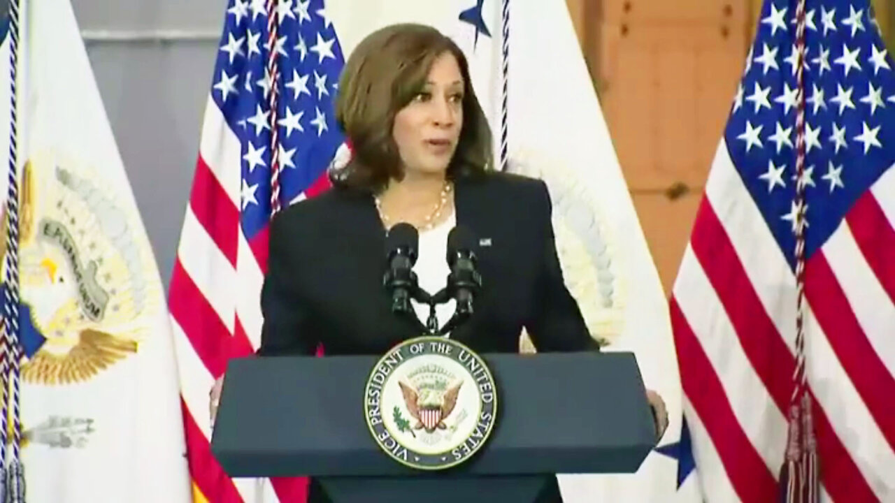 Kamala Harris's Incoherent Rambling "Work, that has occurred, our work.."