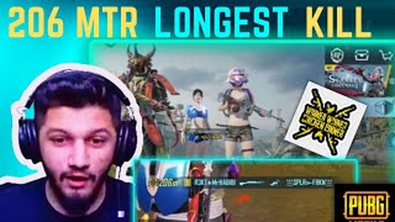 LONGEST 206 MTR KILL | FIRST FACECAM VIDEO | PUBG MOBILE | GAMEPLAY # 6