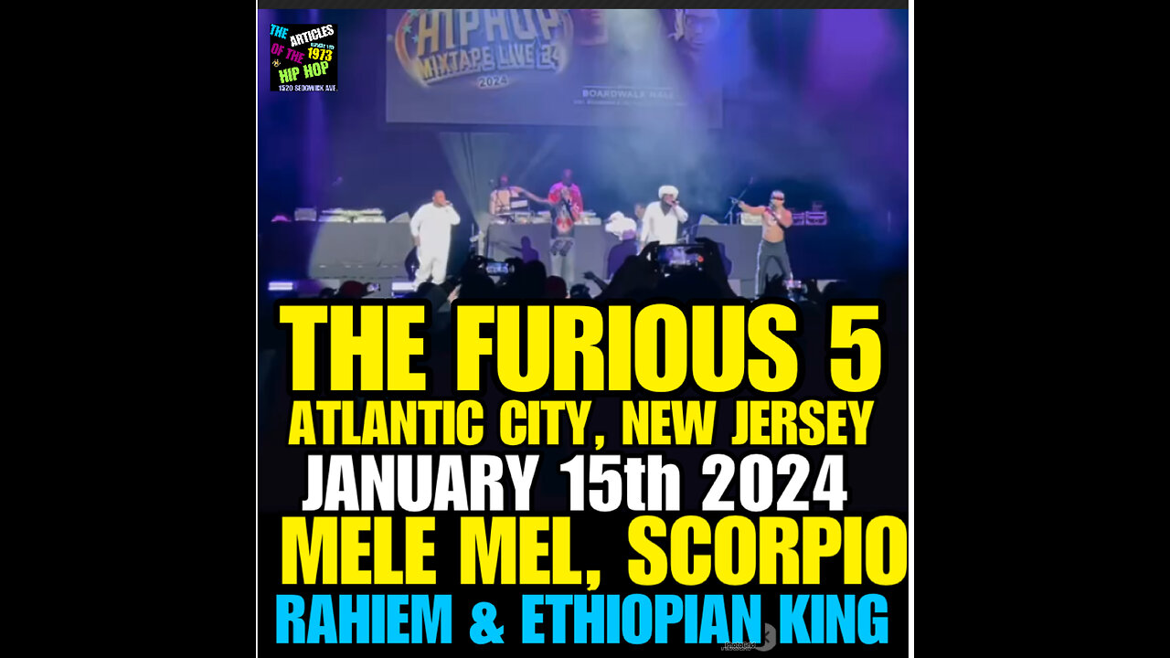 NIMH Ep #756 The Furious 5 performance at Atlantic City January 15th 2024