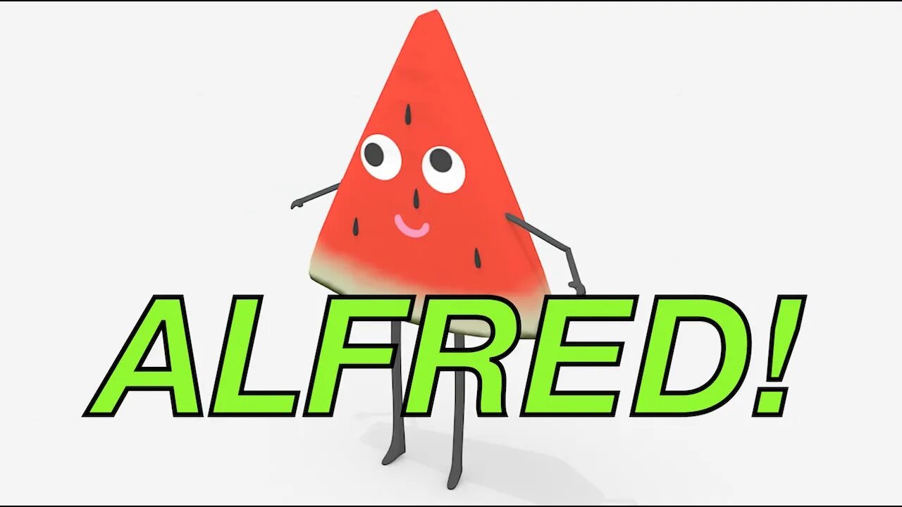 Happy Birthday ALFRED! - WATERMELON Birthday Song