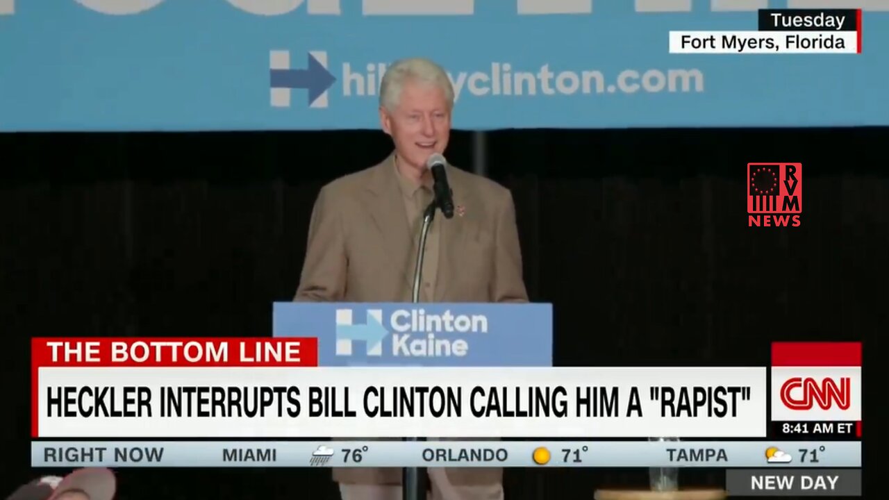 FLASHBACK: 'You're A Rapist' | Bill Clinton Got Heckled While Campaigning For Hillary