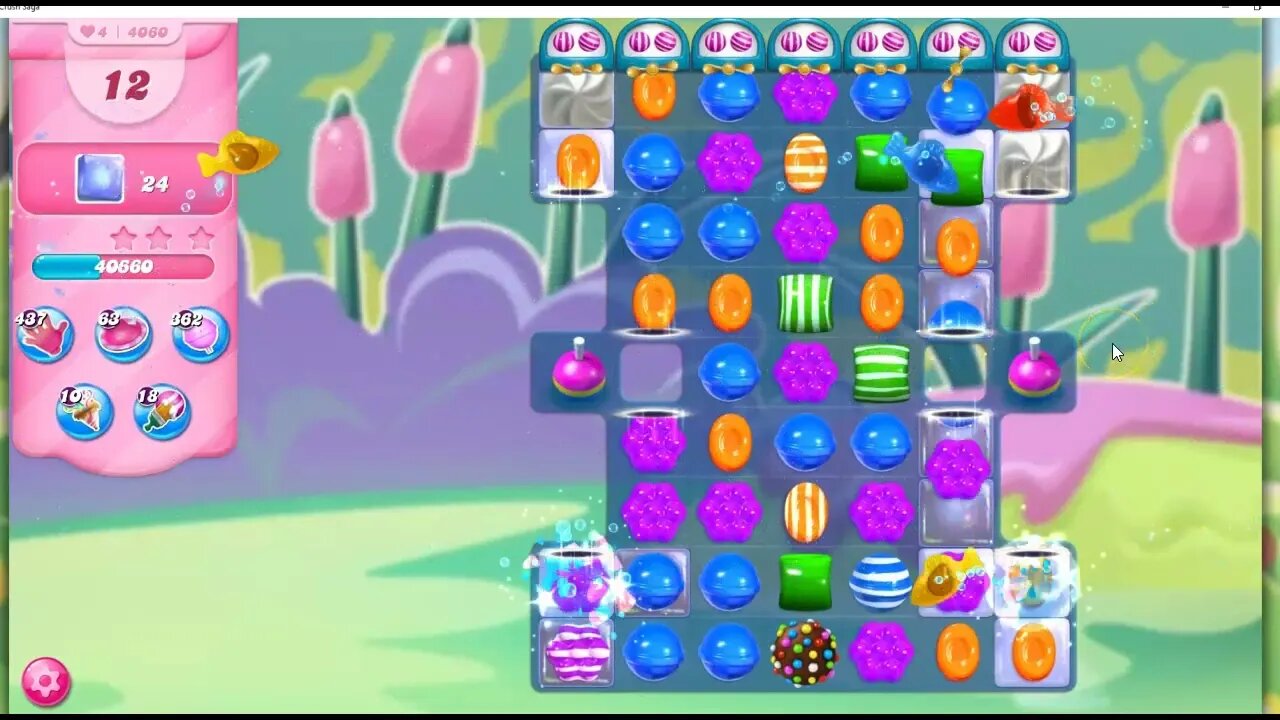Candy Crush Level 4060 Talkthrough, 20 Moves 0 Boosters