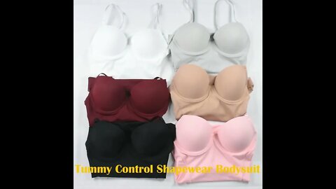 Underwire White Bodysuit Women Shapers Stretch Solid Color Silky | Link in the description 👇 to BUY