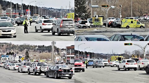 Un accident ralentit la circulation sur le boulevard Lacroix a Saint Georges