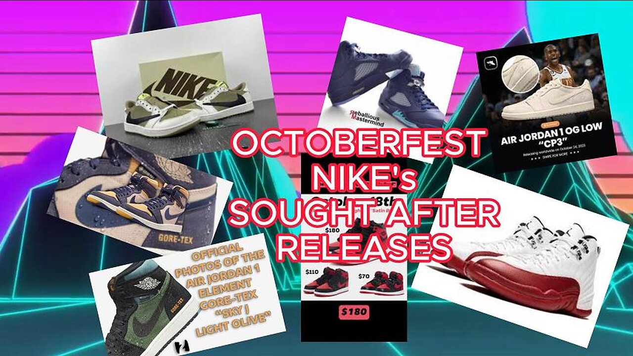 SOUGHT AFTER sneaker releases of Nike this OCTOBERFEST!