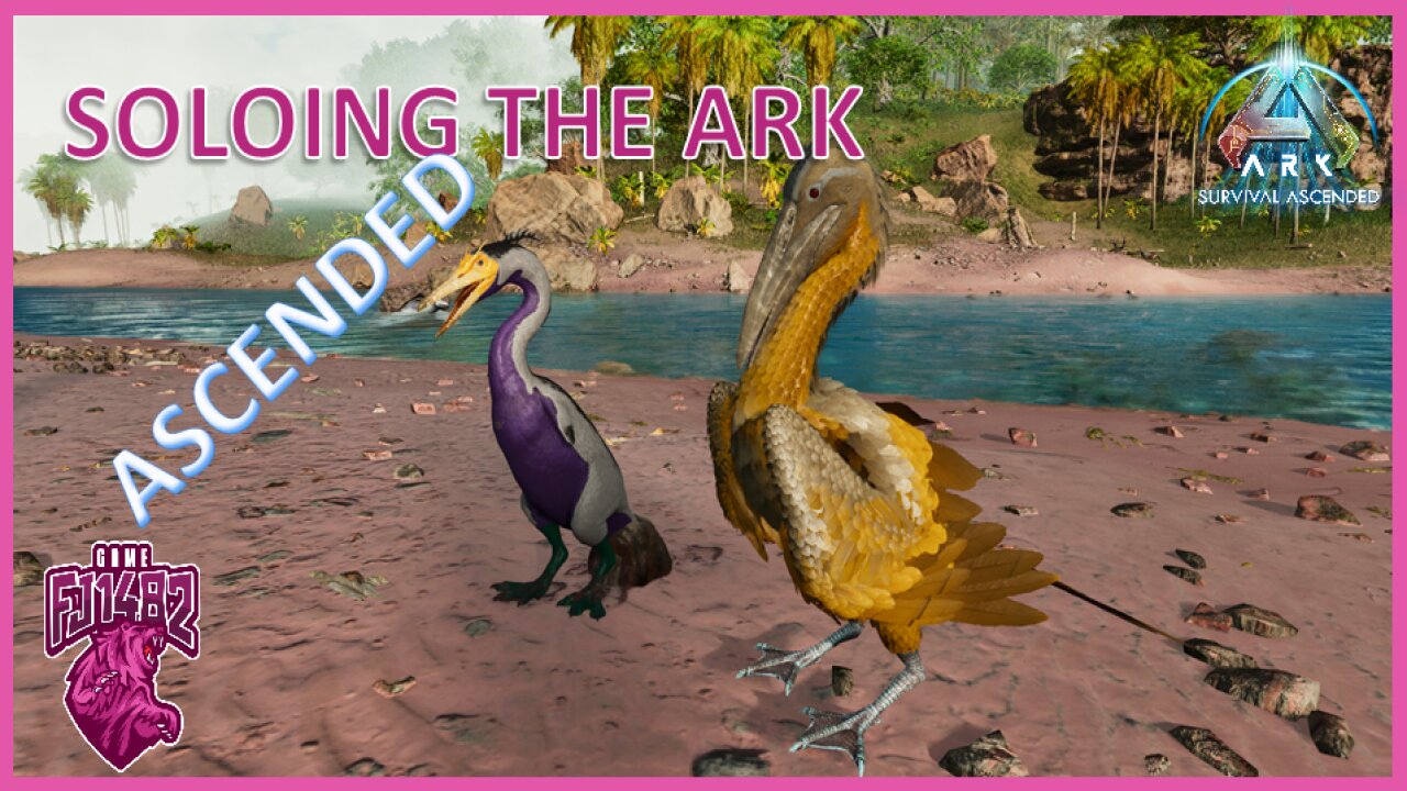 Taming Ichthyornis and Hesperornis Soloing ARK Ascended Ep. 72