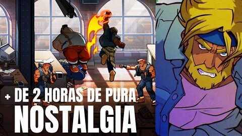 ✅(QUINTOU) GAMEPLAY STREETS OF RAGE 4 - DO INÍCIO AO FIM