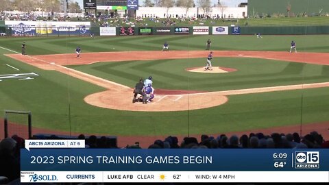 2023 spring training games begin