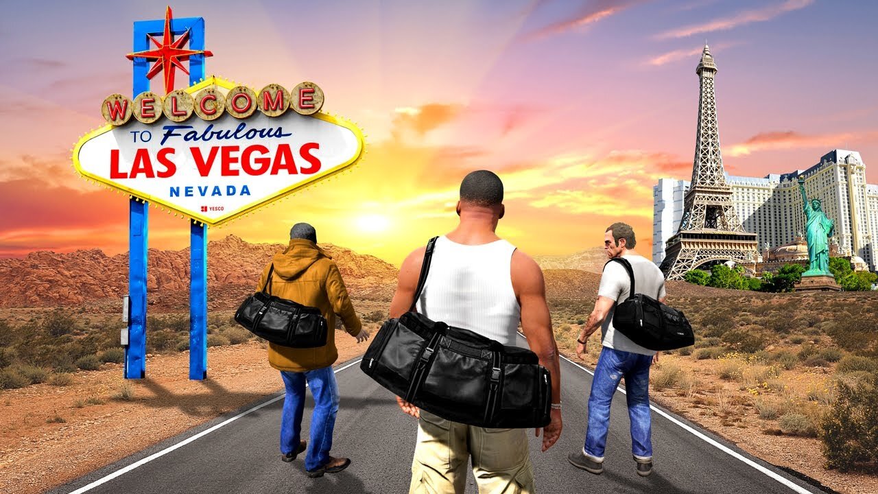 Going to LAS VEGAS in GTA 5!_3