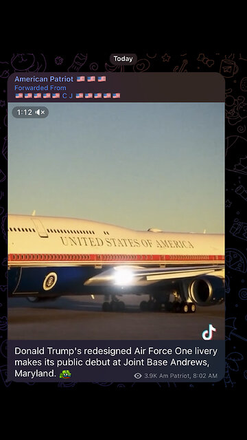 djt redesigned Air Force One livery makes its public debut at Joint Base Andrews, Maryland