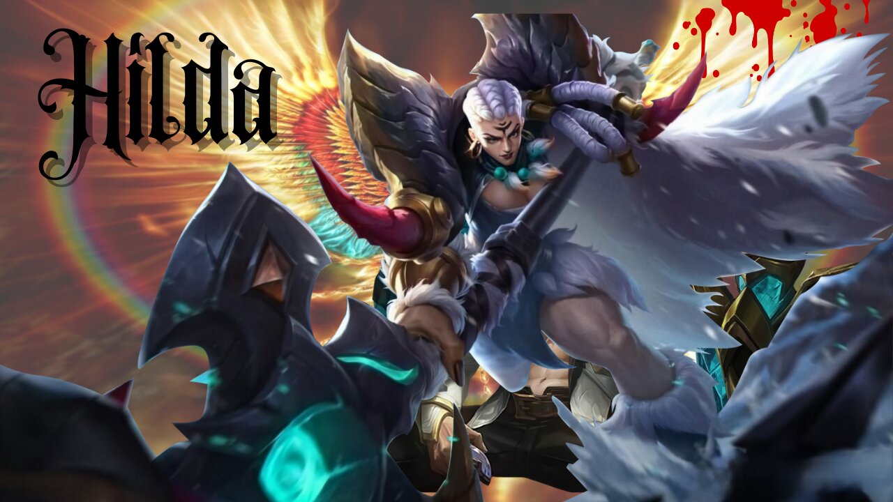 Hilda secures lord with a maniac! #mobilelegends #hilda