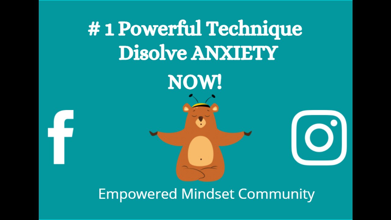 STOP ANXIETY NOW! A powerful tool to elimintae your enaxiety NOW!