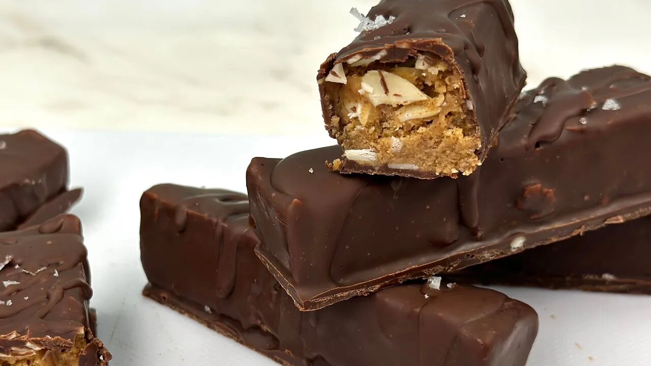 Healthy Vegan Snickers Bars