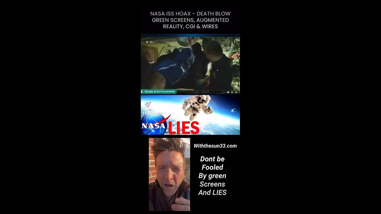 NASA is pathetic , nasa green screens