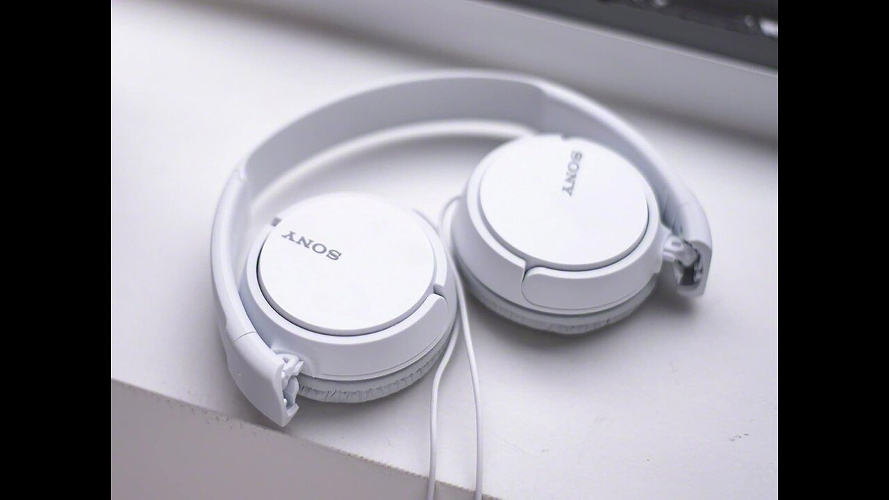 Sony ZX Series Wired On-Ear Headphones, White MDR-ZX110