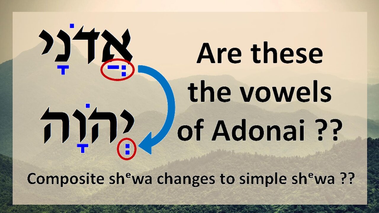 4. Would Scribes change a Composite Shewa into a Simple Shewa for Ketiv-Qere Perpetuum?