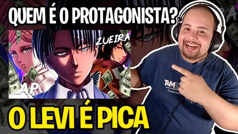 REACT O TERCEIRO MELHOR RAP DO LEVI | Byakuran | Prod. AWK