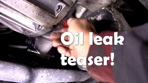 Teaser! 300Tdi oil leak!