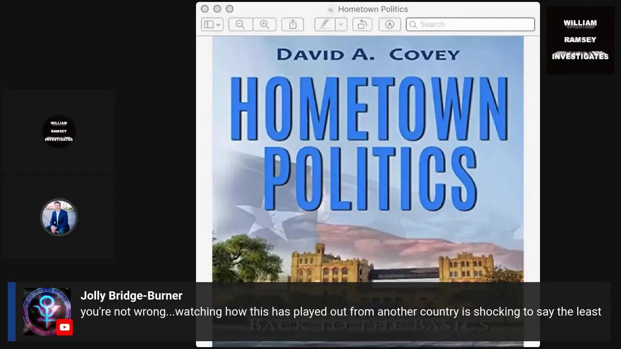 Author David Covey discusses his new book Hometown Politics