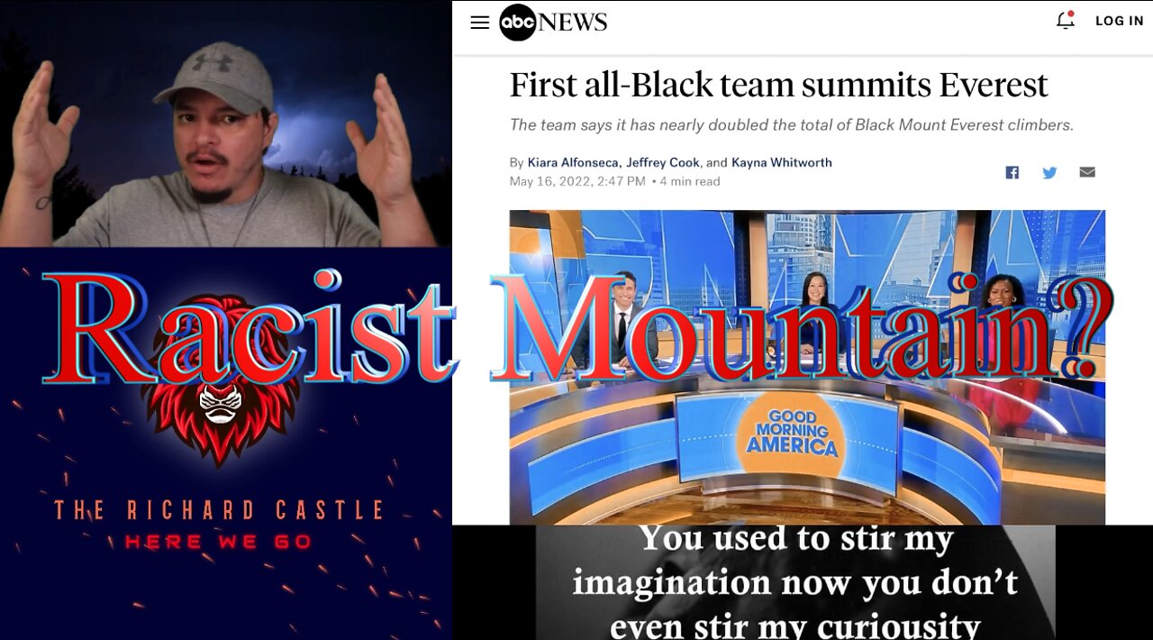black people versus racist mountain - The Richard Castle
