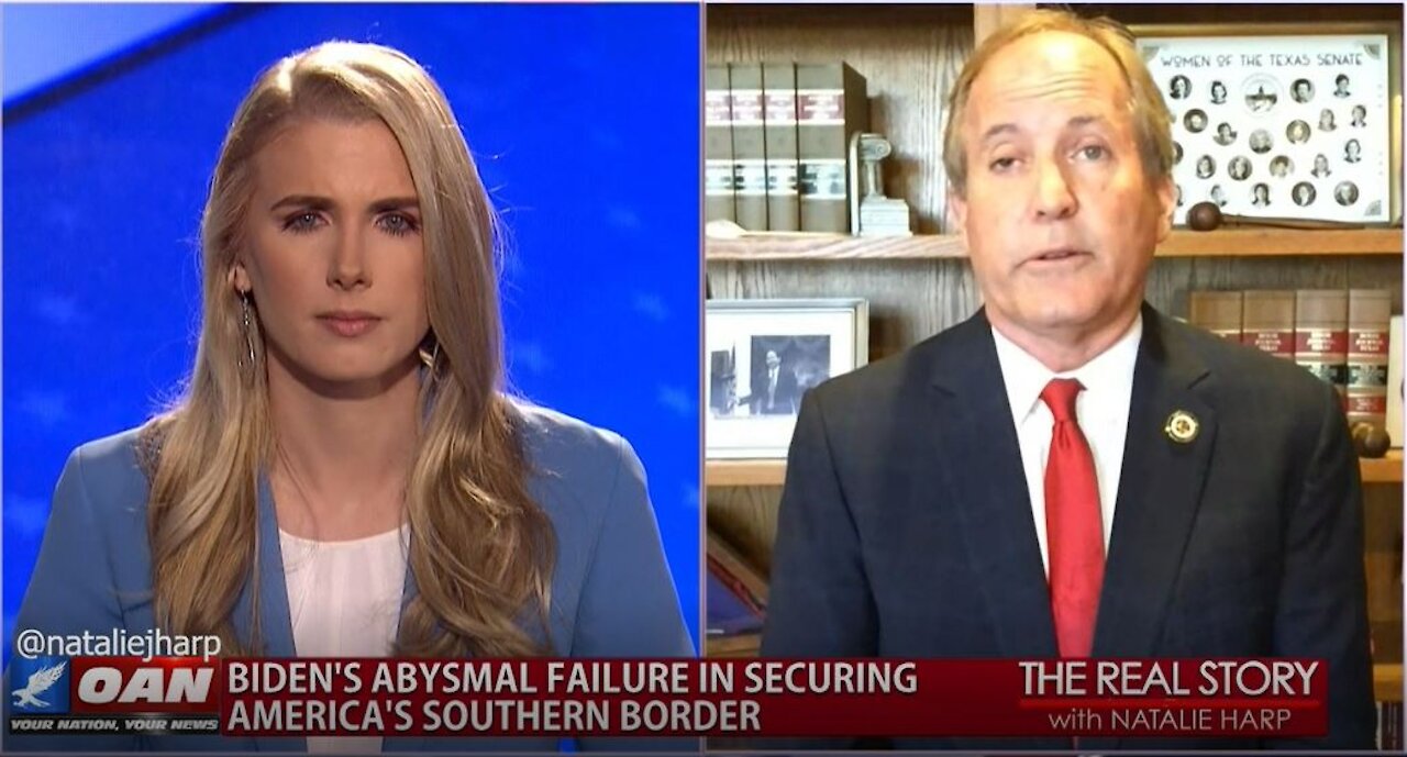 The Real Story - OAN Texas Sues Biden Admin with Ken Paxton