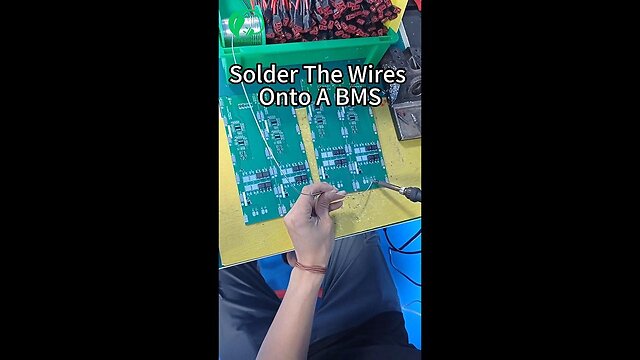 Come To See How Do We Solder The Wires Onto A BMS