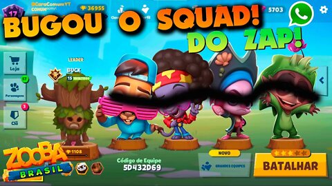 ESQUADRÃO COM O GRUPO DO ZAP DEU MUITO RUIM! ZOOBA: Jogo de Batalha Animal