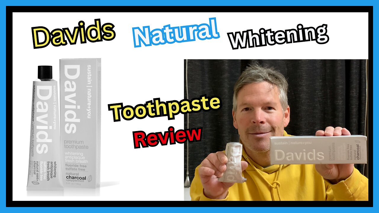 Davids Charcoal Fluoride Free Teeth Whitening Toothpaste Review