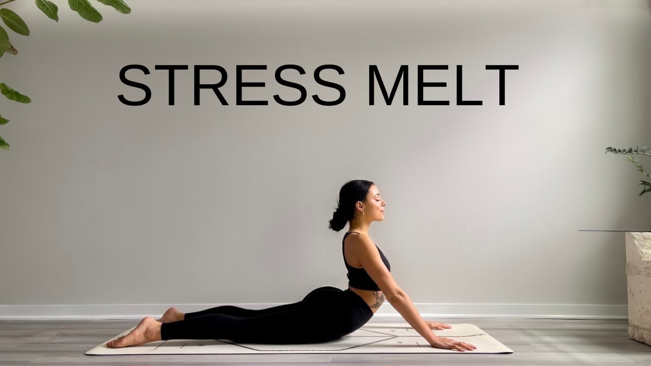 Yoga Stretch for Stress & Anxiety Relief | feel calm and relaxed right away