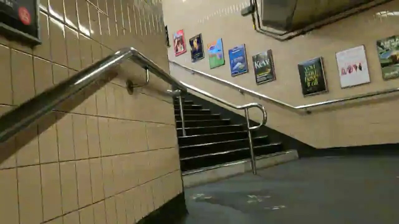 Pimlico tube station. London. speedlapse GoPro 11th July 2023