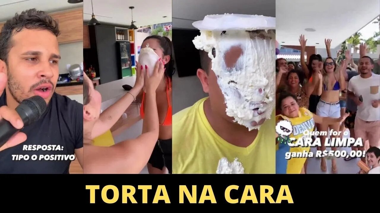 Lucas Guimarães Realiza o Quadro TORTA NA CARA Com a Turma do Carlinhos Maia