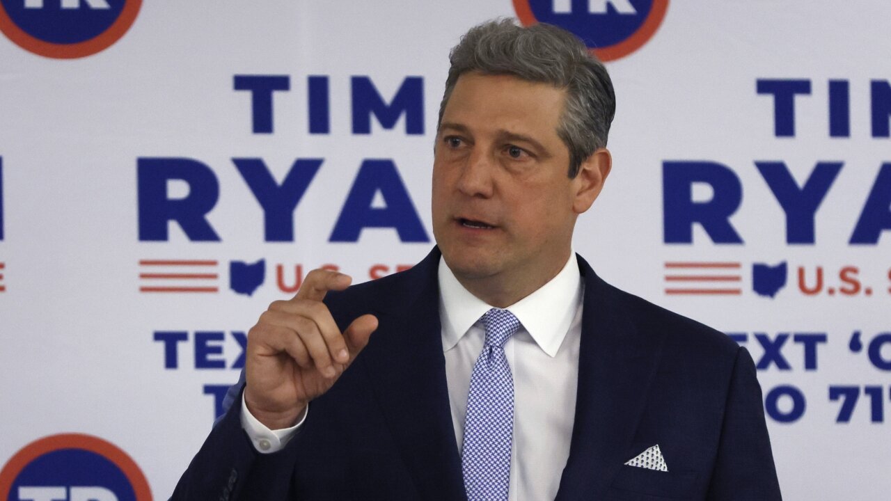 Rep. Tim Ryan, J.D. Vance Sprint To Woo Undecided Ohio Voters