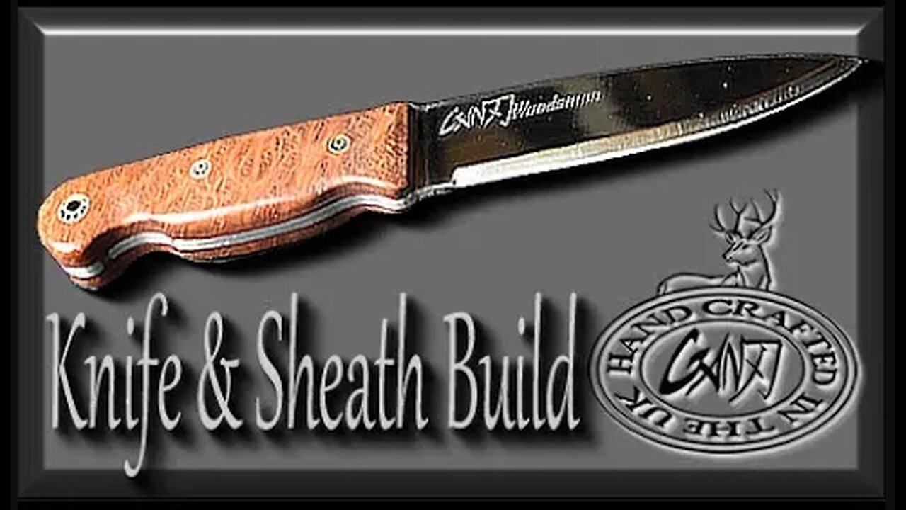 BUSHCRAFT KNIFE & LEATHER SHEATH BUILD START TO FINISH